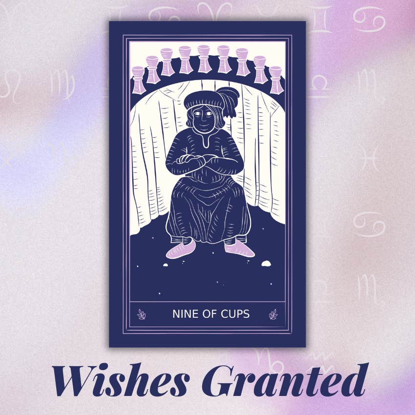 aquarius 2025 tarot horoscope august nine cups