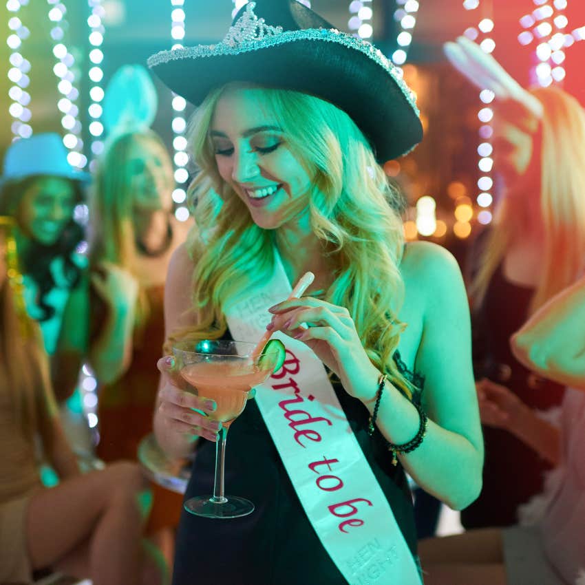 Bride-To-Be at her bachelorette party