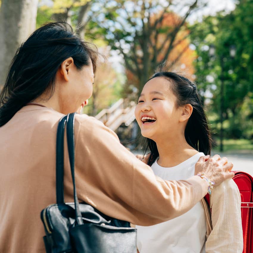 Child with words of affirmation love language