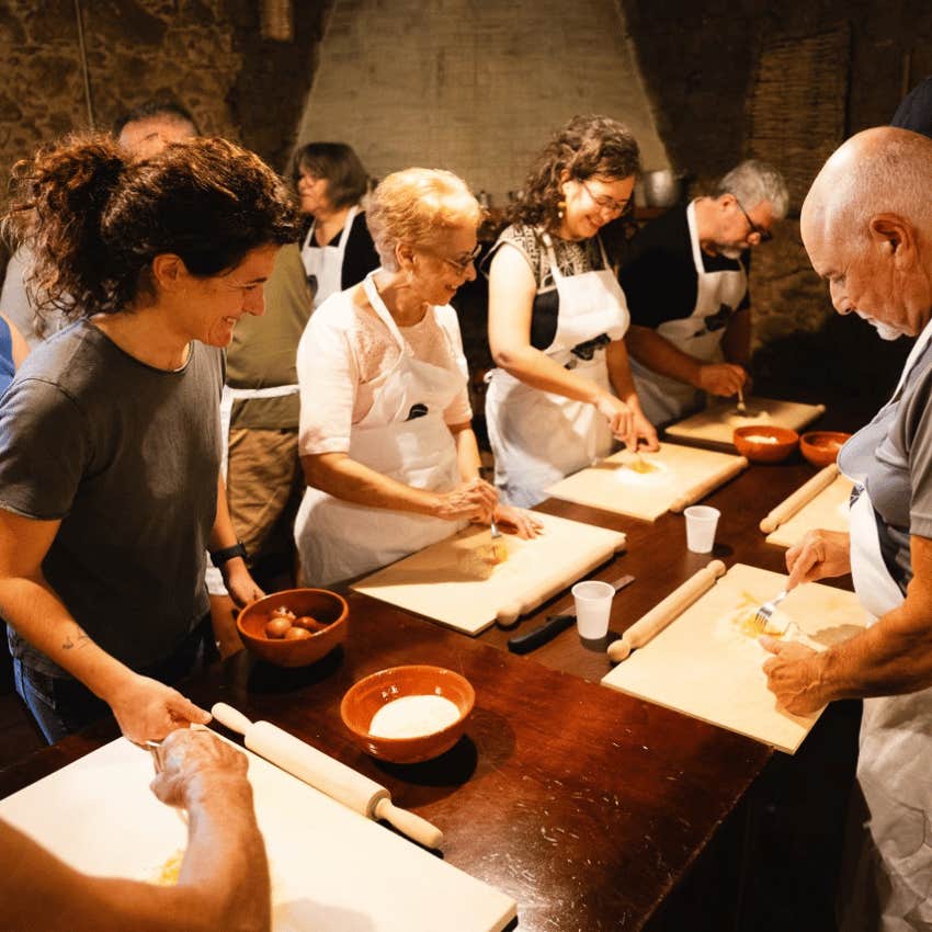 eva conducting cooking class