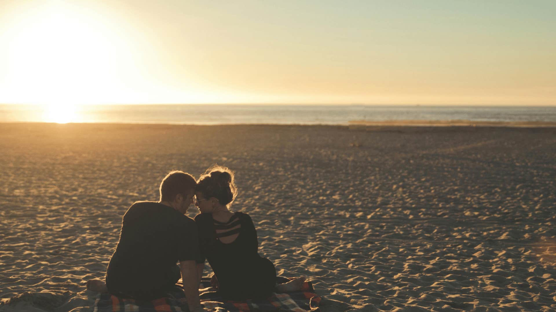 couple on a beach