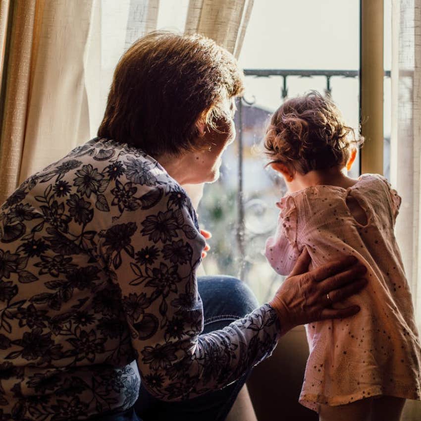 grandma and granddaughter 