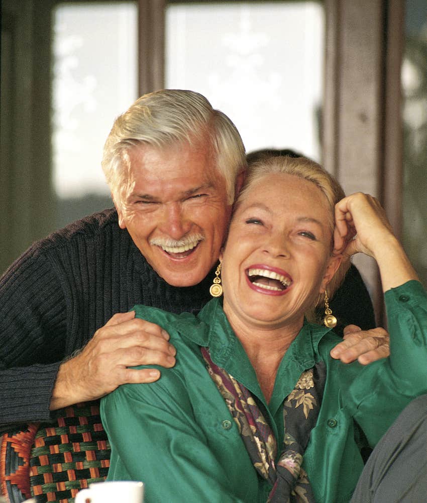 grandparents laughing