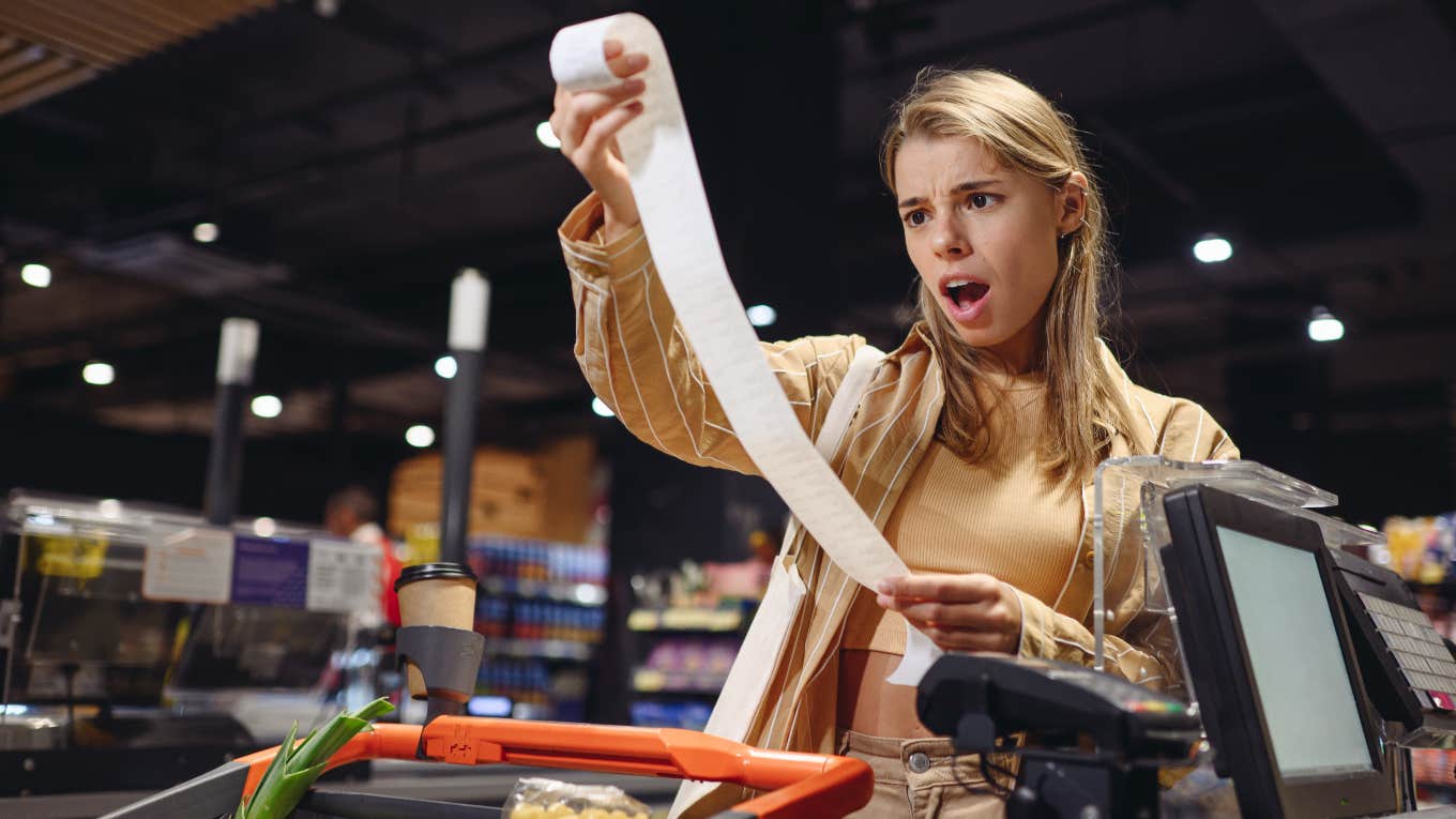 Woman shocked by raising grocery store prices