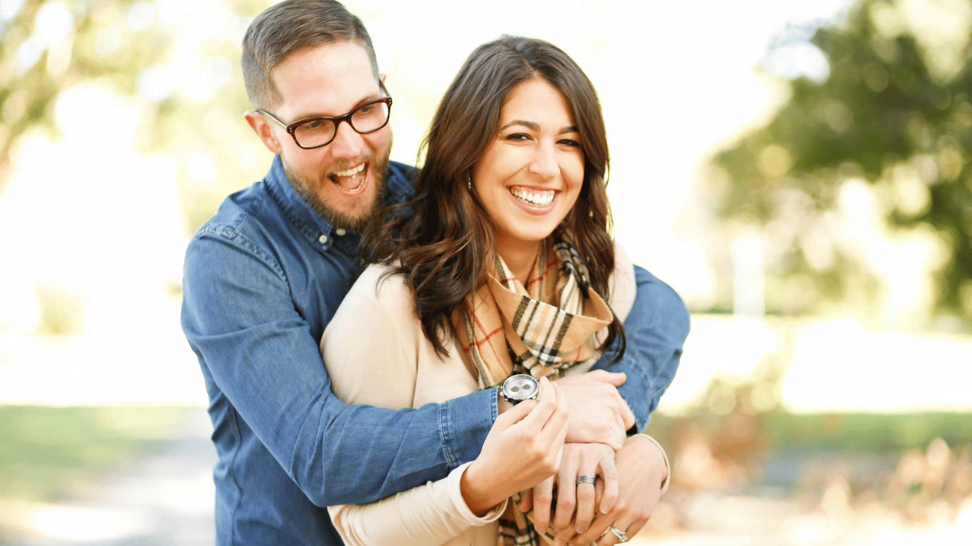 couple showing up authentically