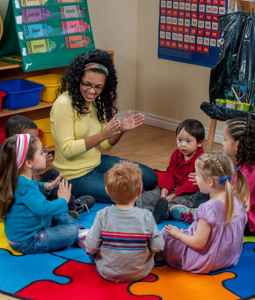 kids having fun at daycare