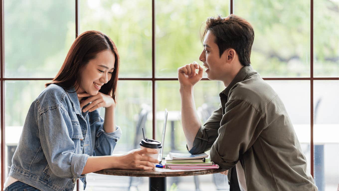 couple drinking coffee