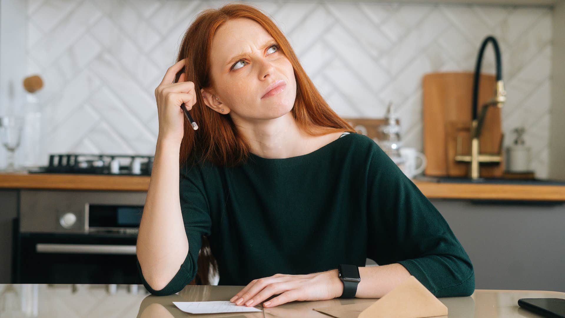 millennial woman who refuses to write hand-written letters