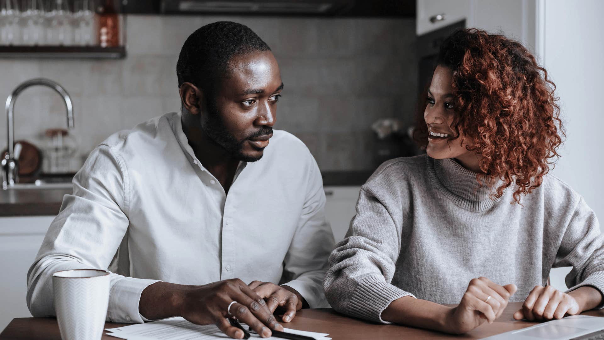 couple communicating