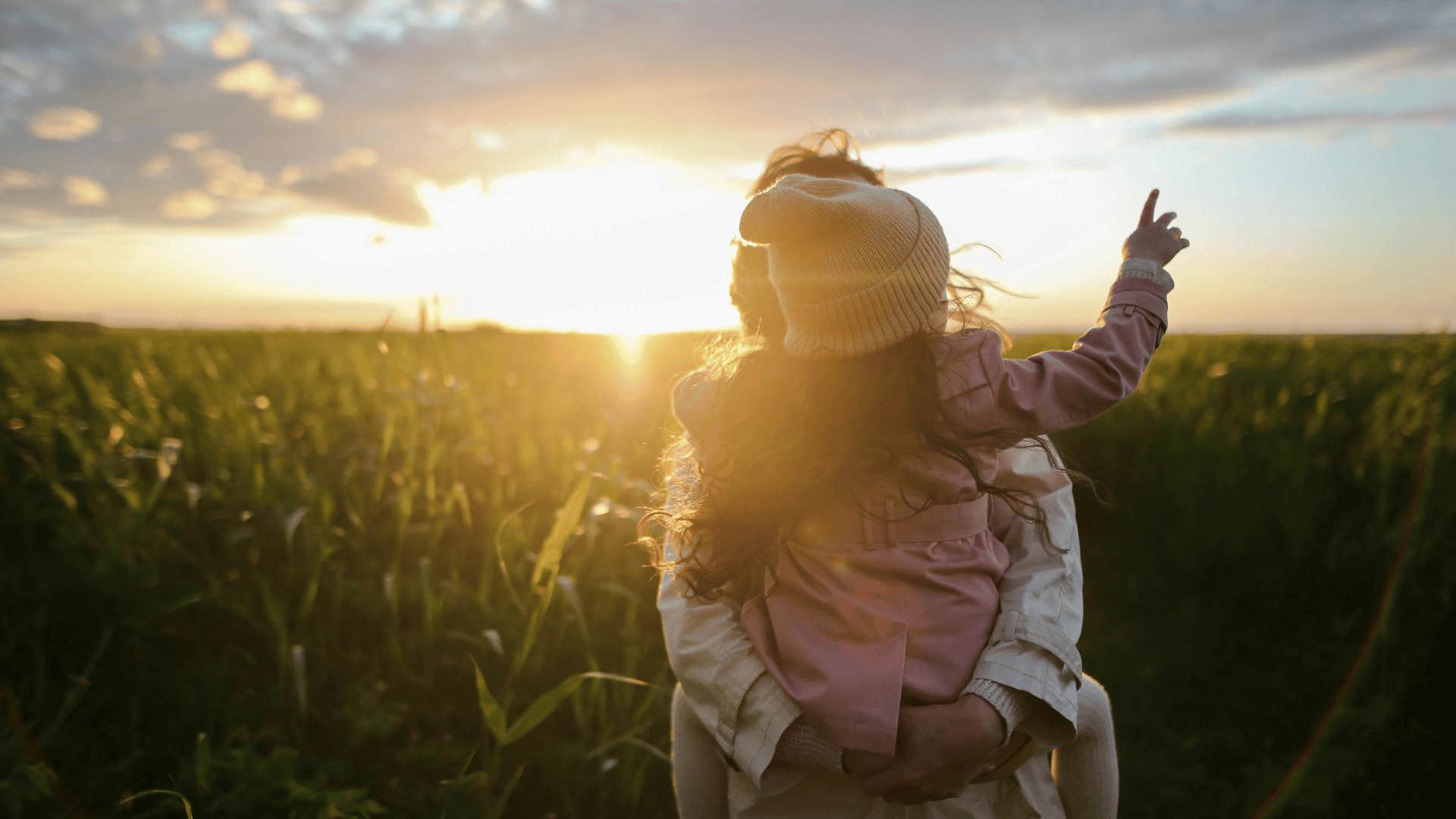 woman building trust with child