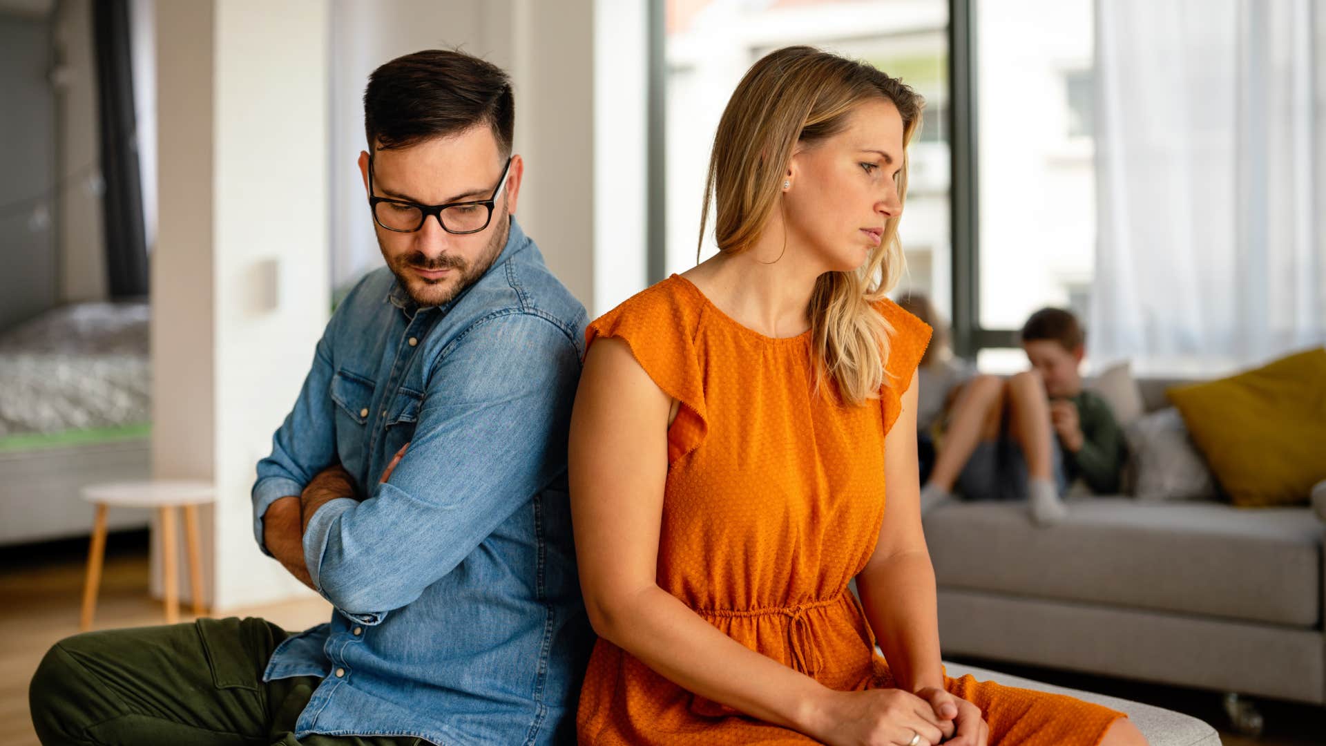 man and woman avoiding vulnerable conversations