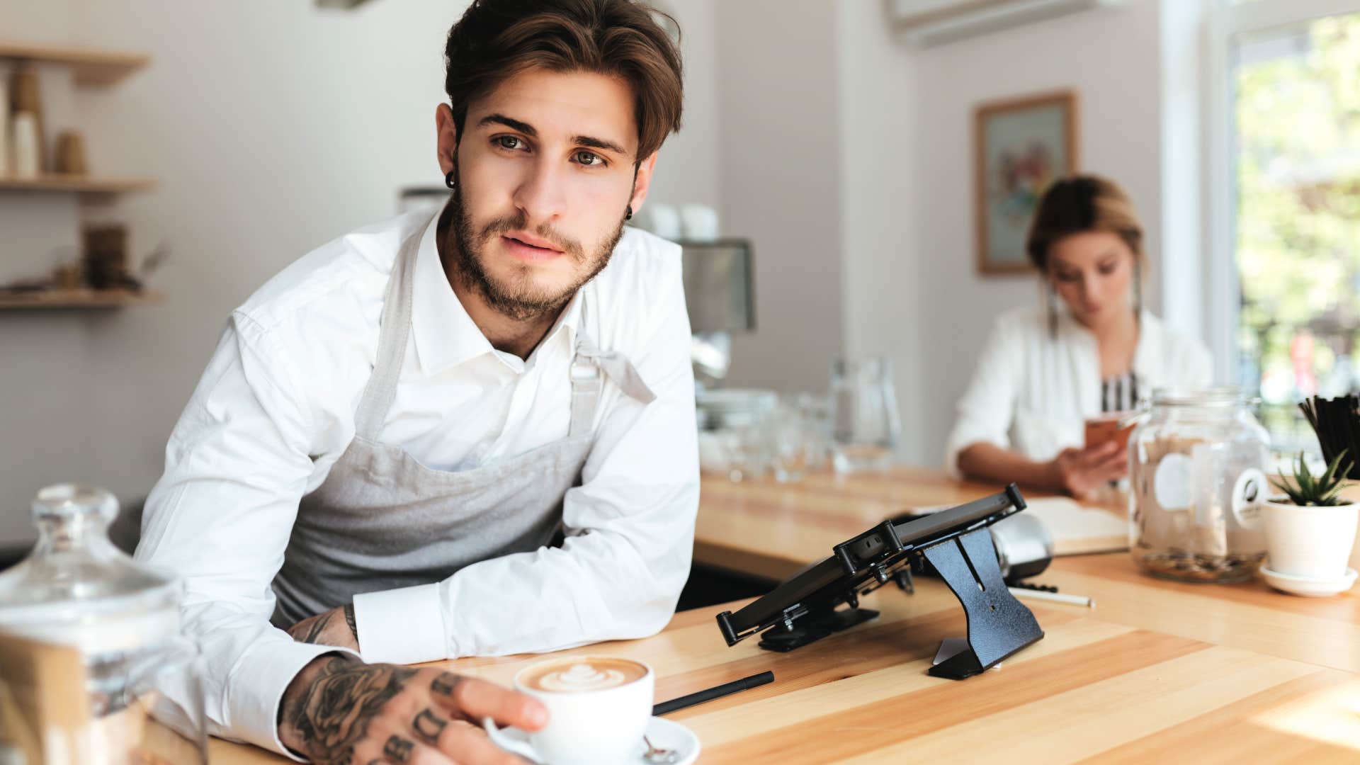 cold-hearted man experiencing difficulty with relationships