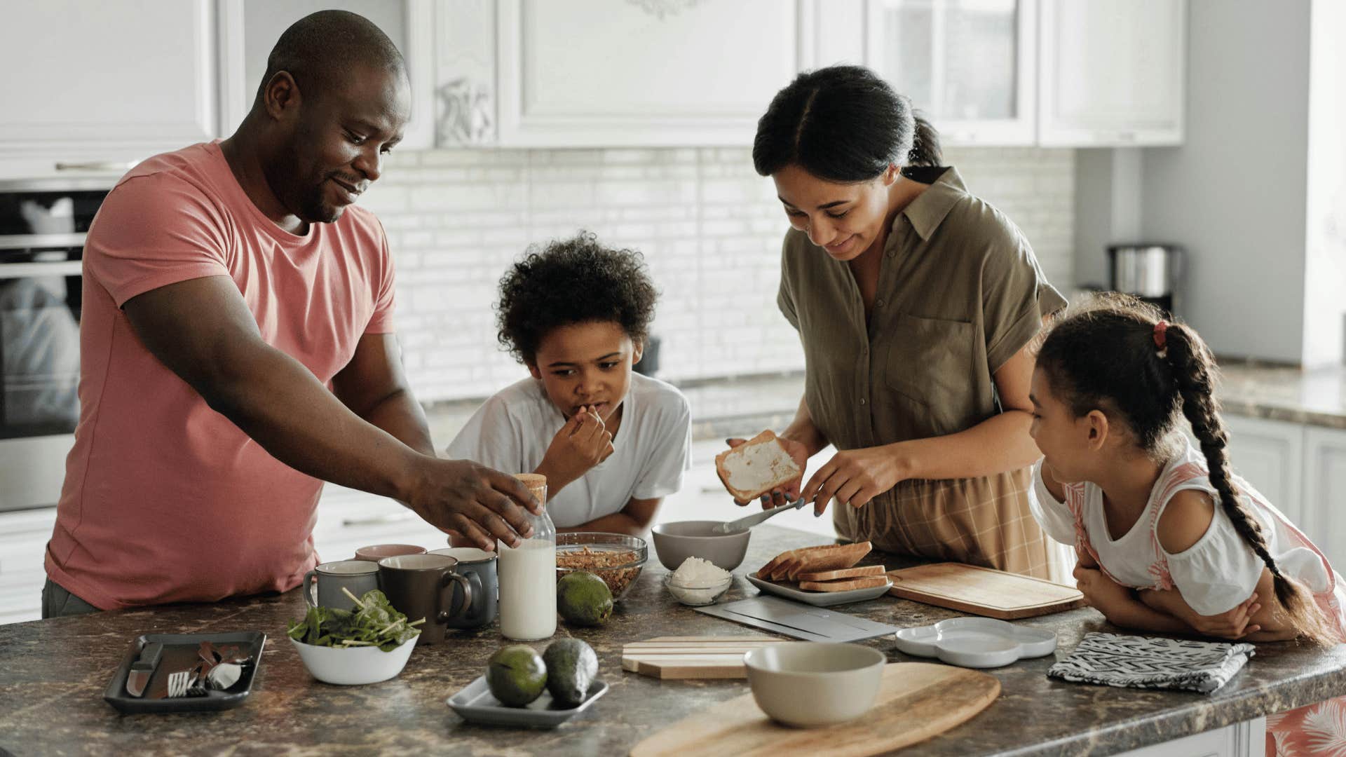 family cooking