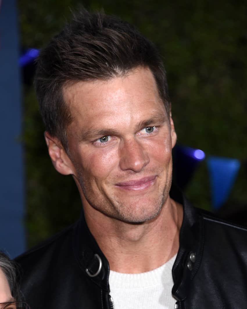 close-up of Tom Brady at an event