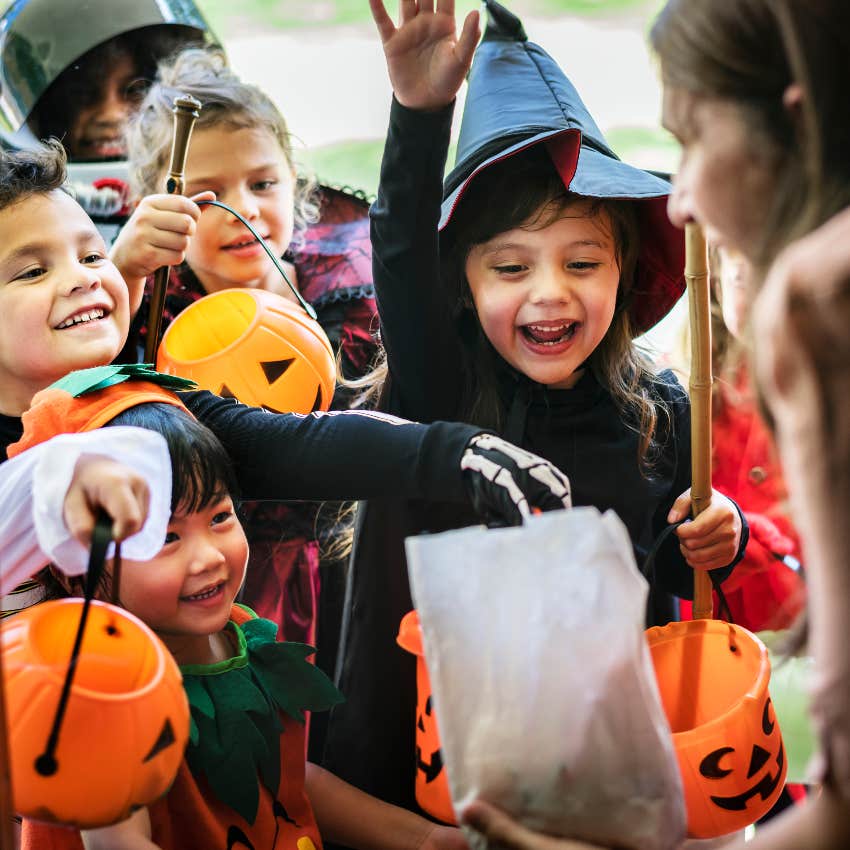 Kids trick or treating