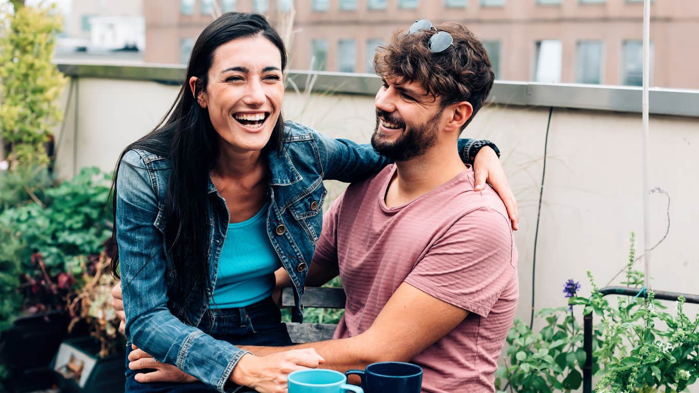 Man who is genuinely in love with woman. 