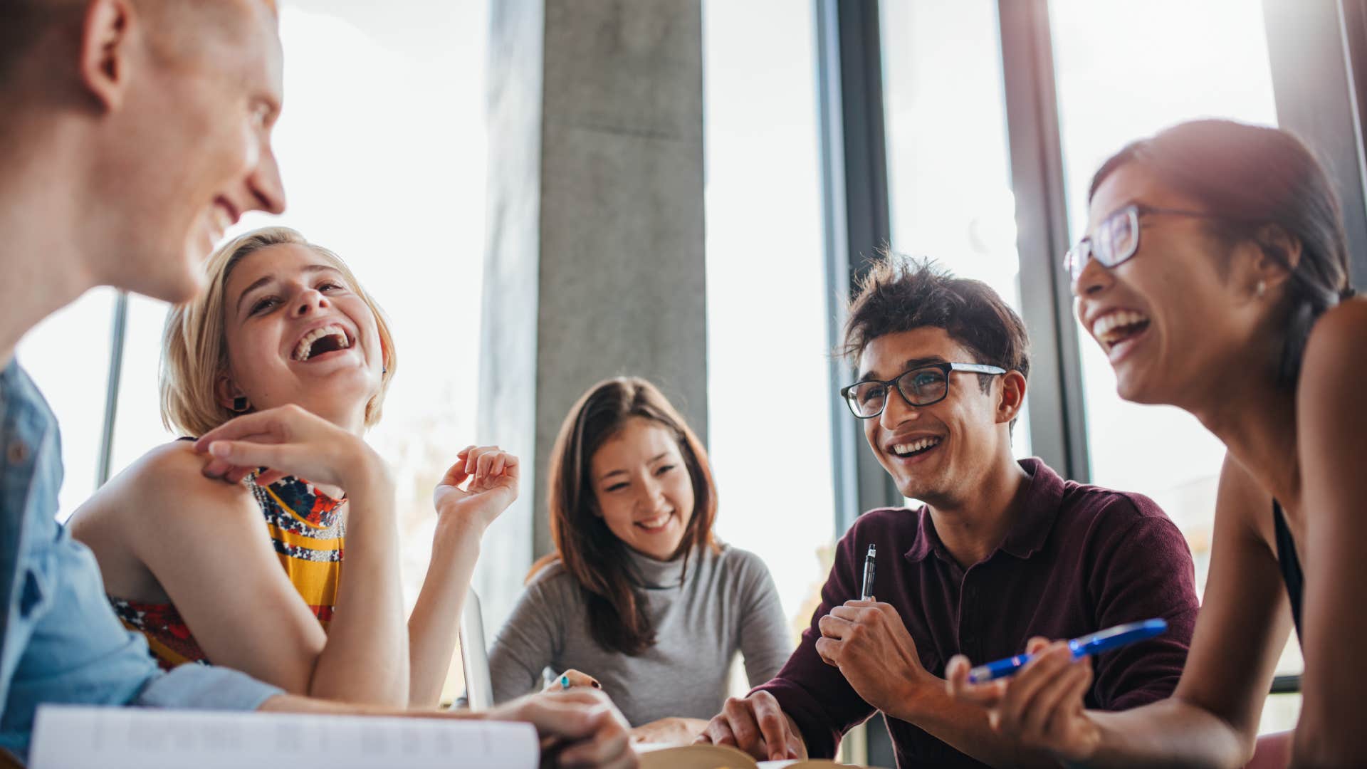 laughing friends becoming better learners