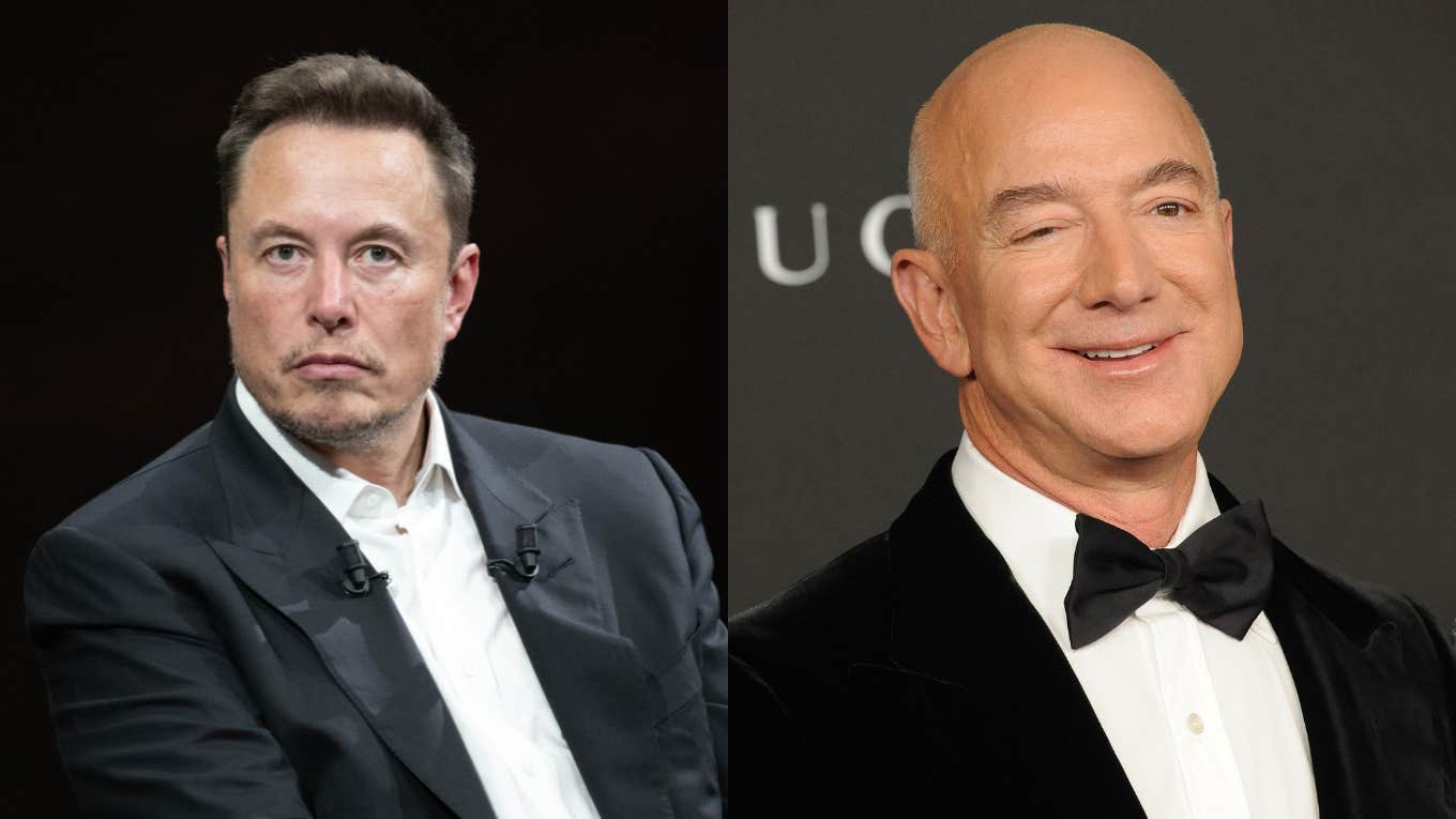 SpaceX's Elon Musk and Amazon's Jeff Bezos