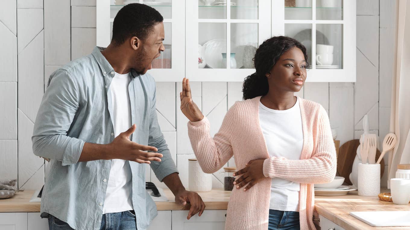 Woman refusing to cook because of husband's critiques