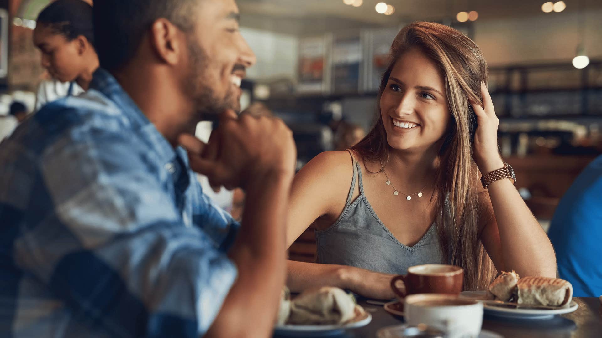 woman on a date