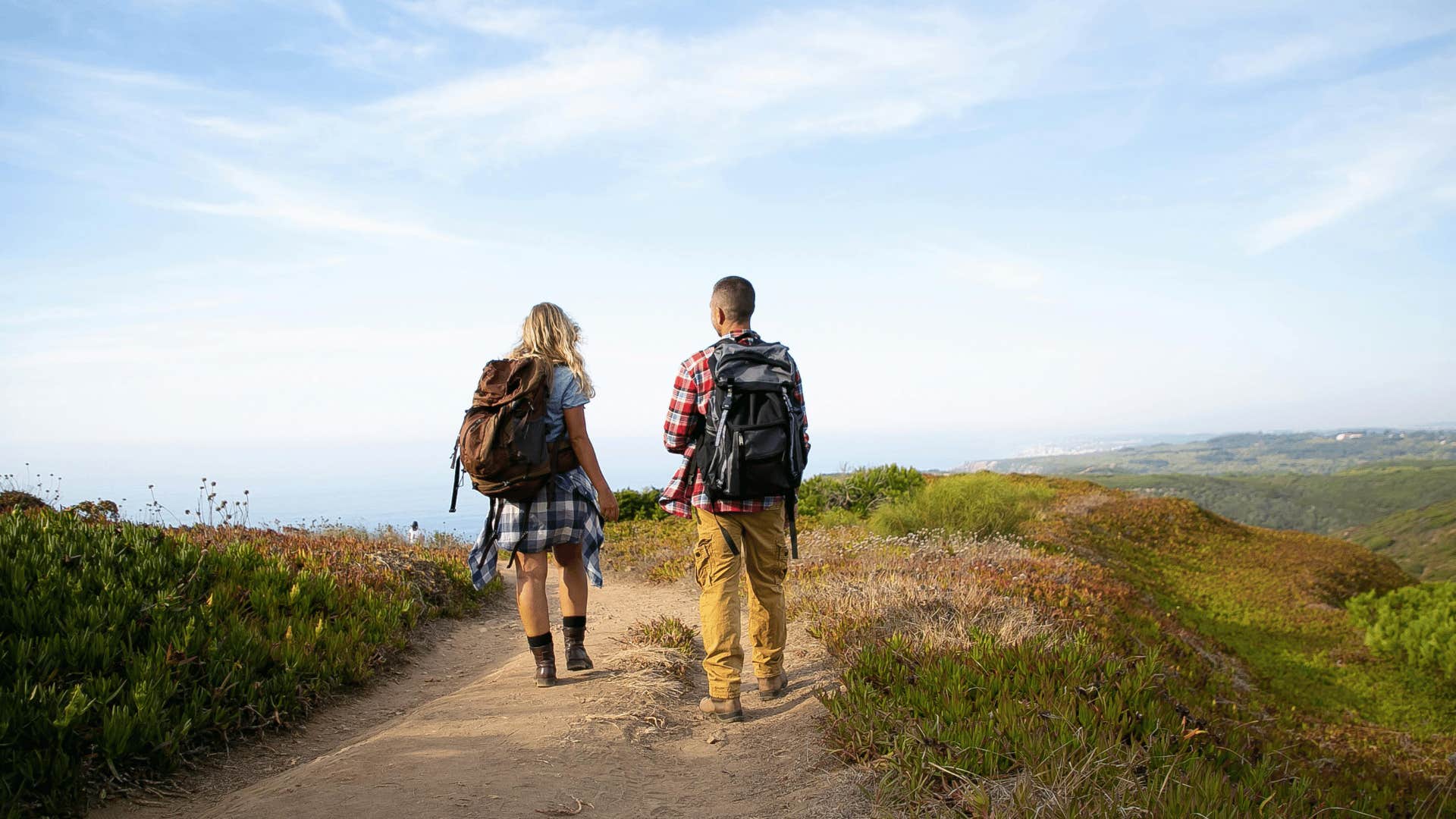 couple hiking