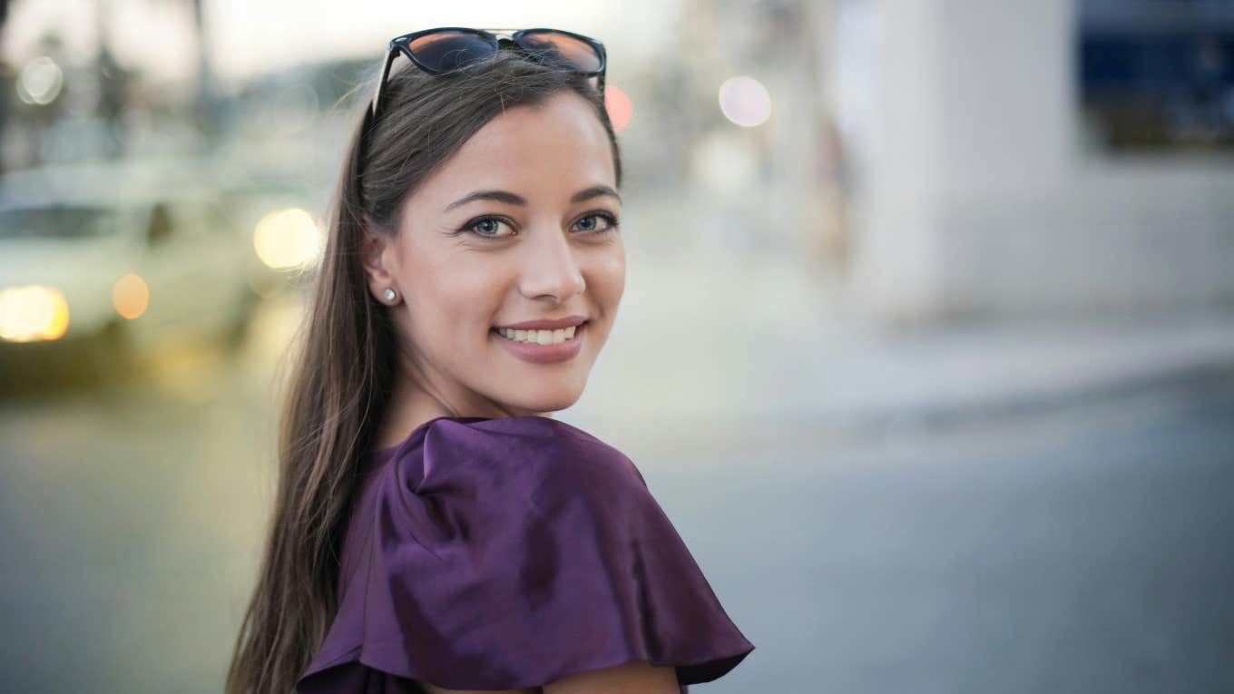 Smiling woman