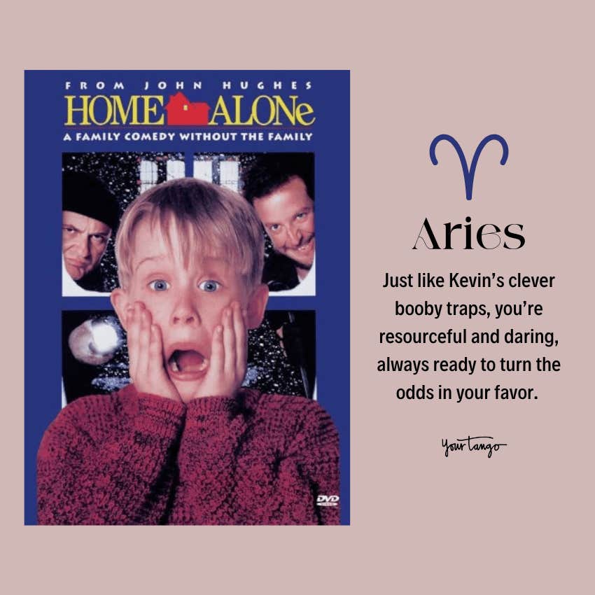 best holiday movie zodiac sign aries home alone