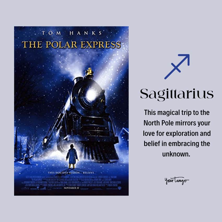 best holiday movie zodiac sign sagittarius polar express