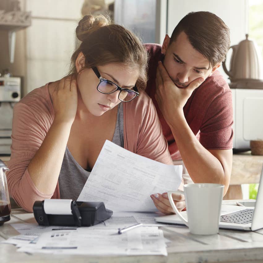 Parents stressed about money