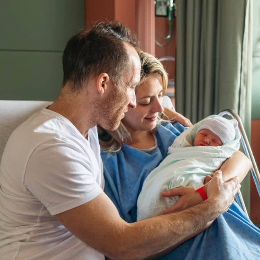 new parents with baby 