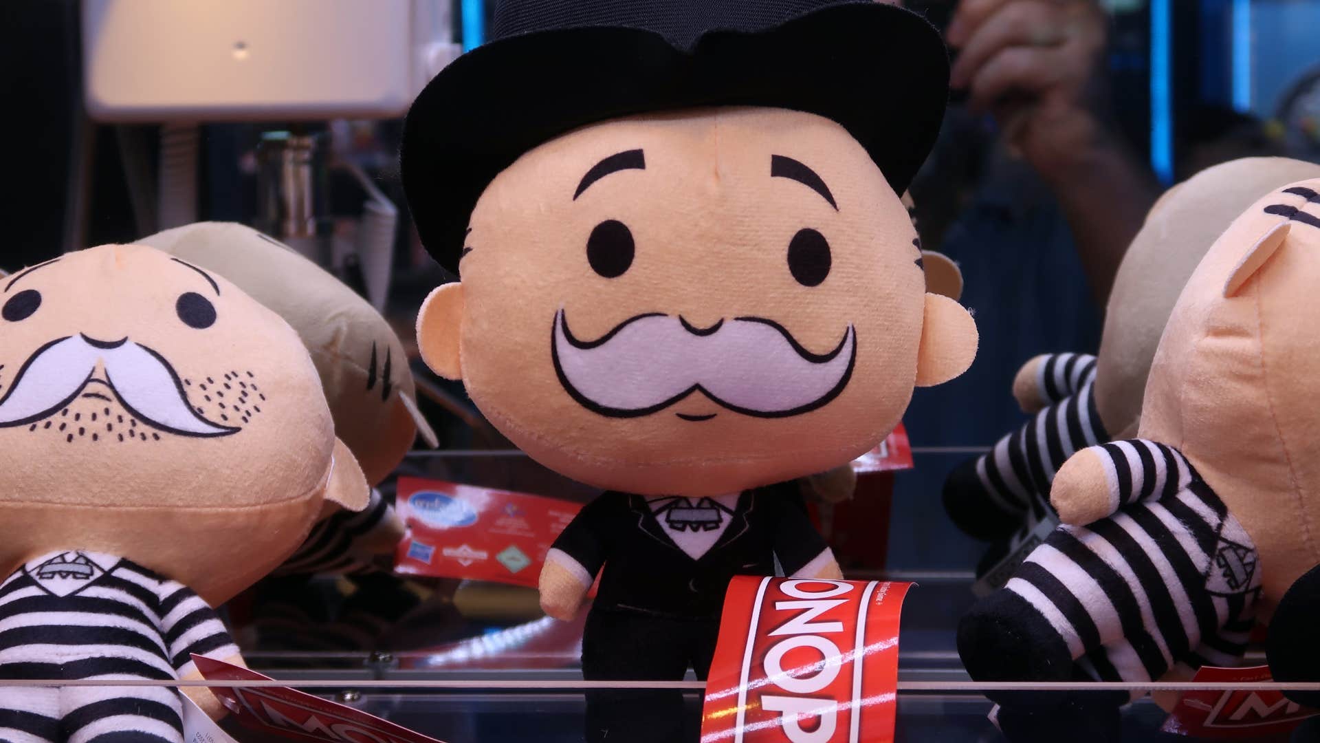 Mr. Monopoly stuffed animal