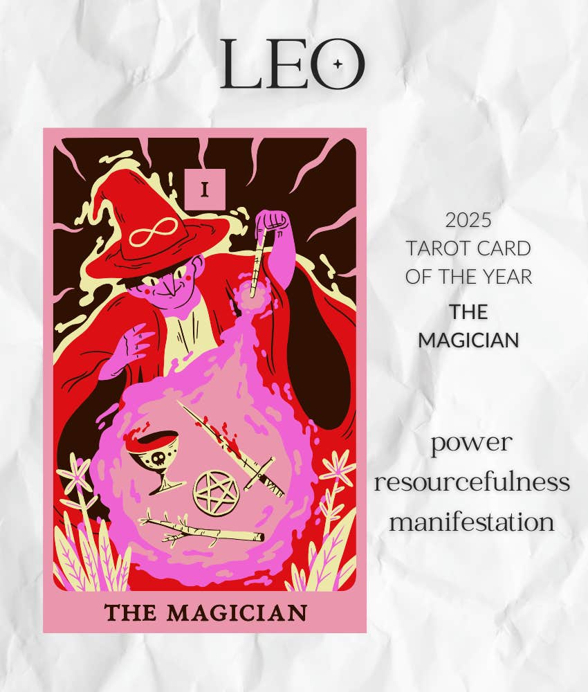 leo 2025 tarot horoscope magician