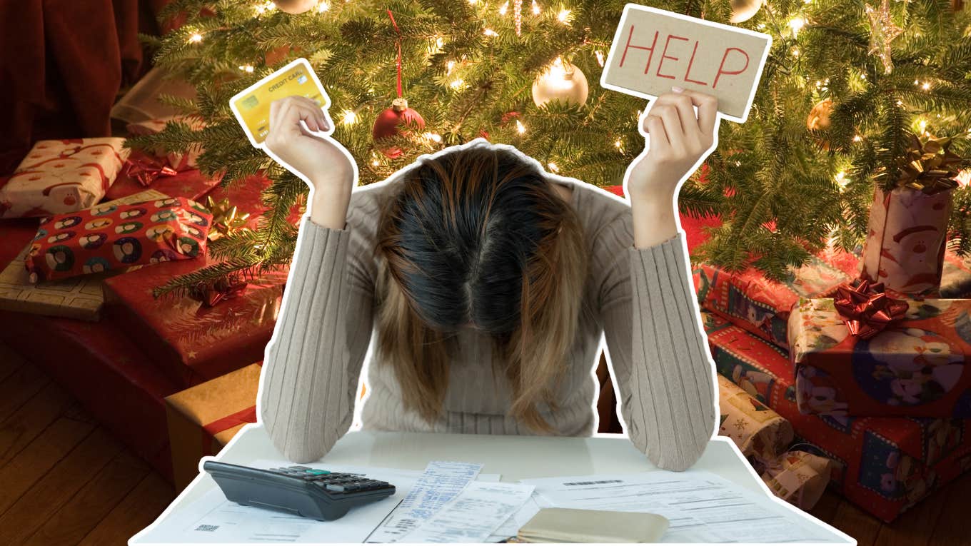 Millennial overwhelmed by christmas credit card debt