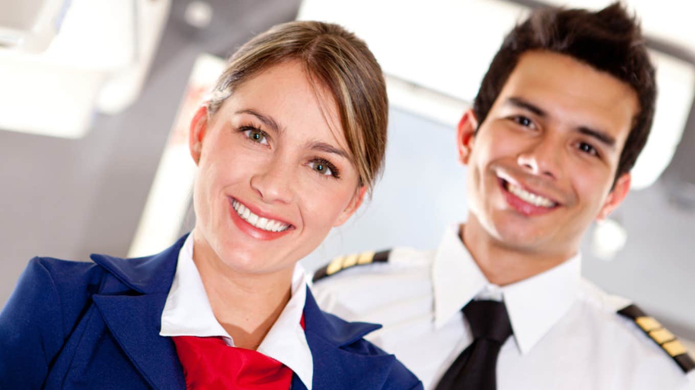 flight attendant and pilot 