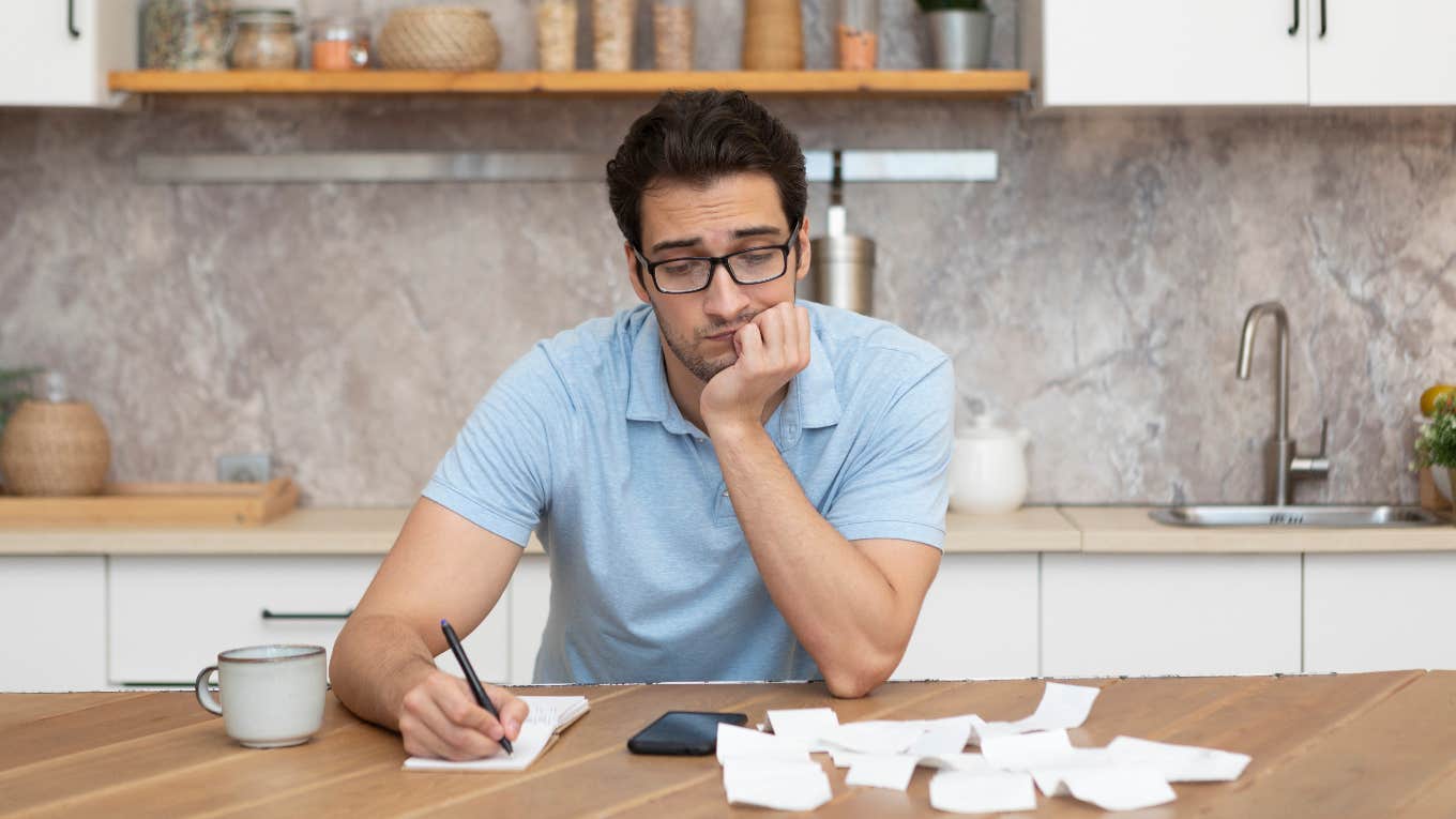 Man confused by out of touch financial advice