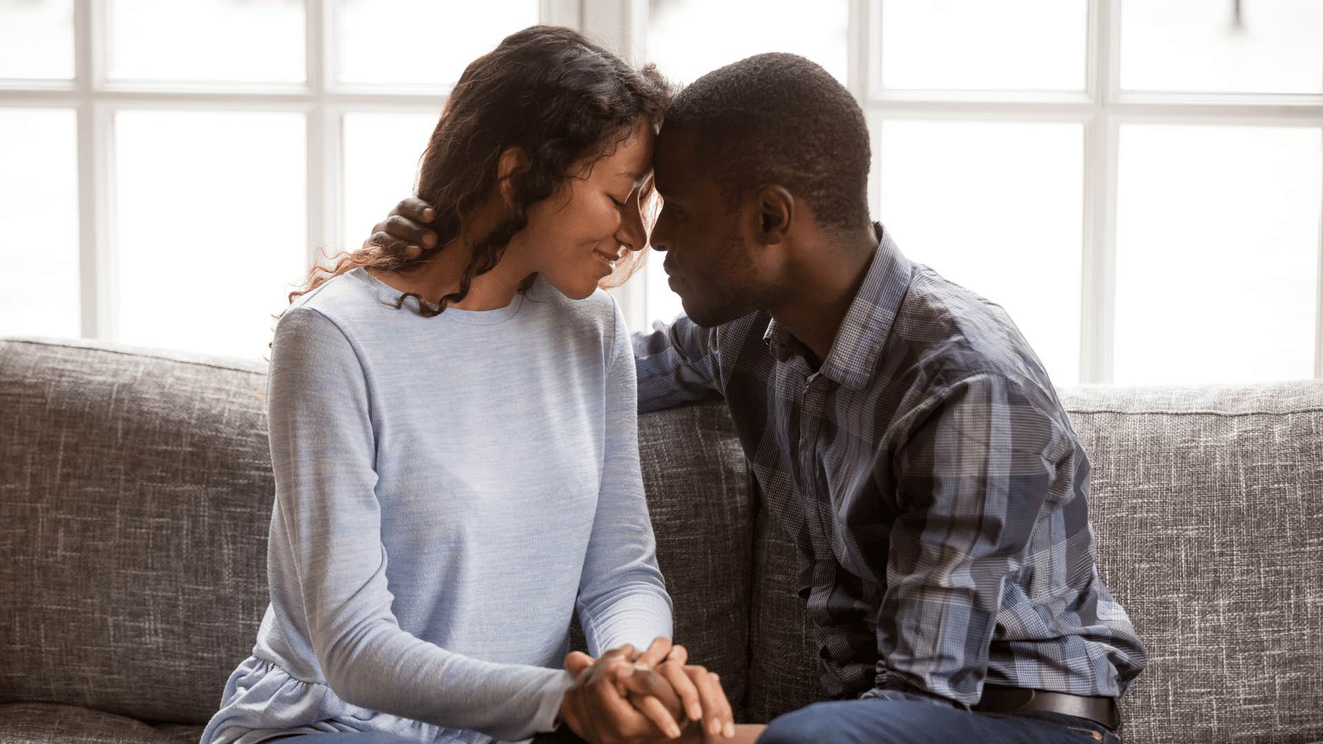 couple being affectionate