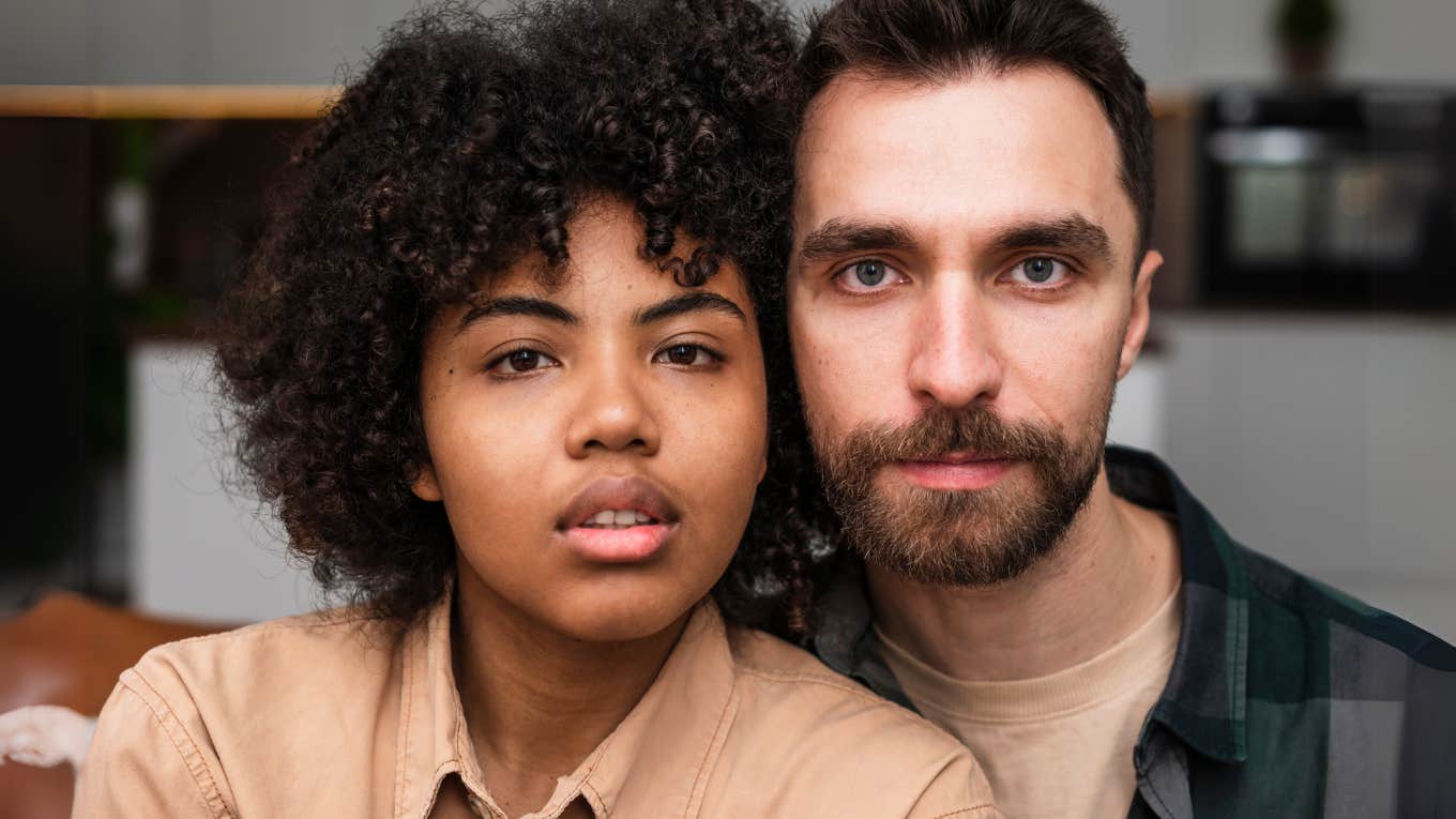 Highly intelligent couple experiencing relationship anxiety.