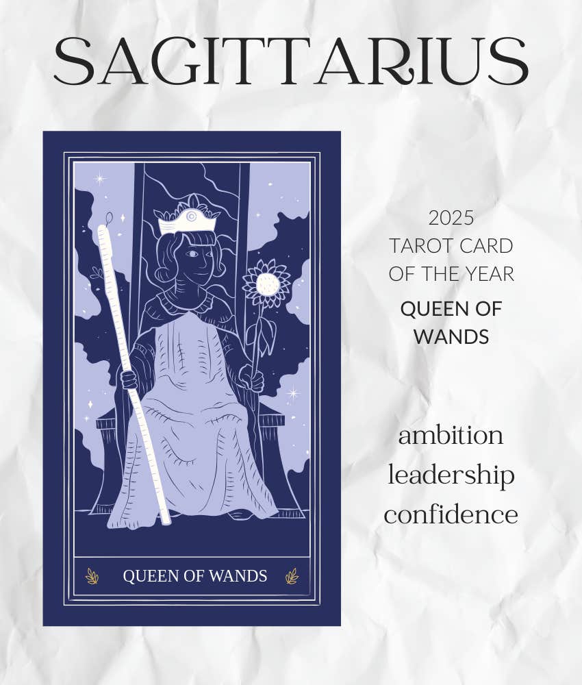 sagittarius 2025 tarot horoscope card