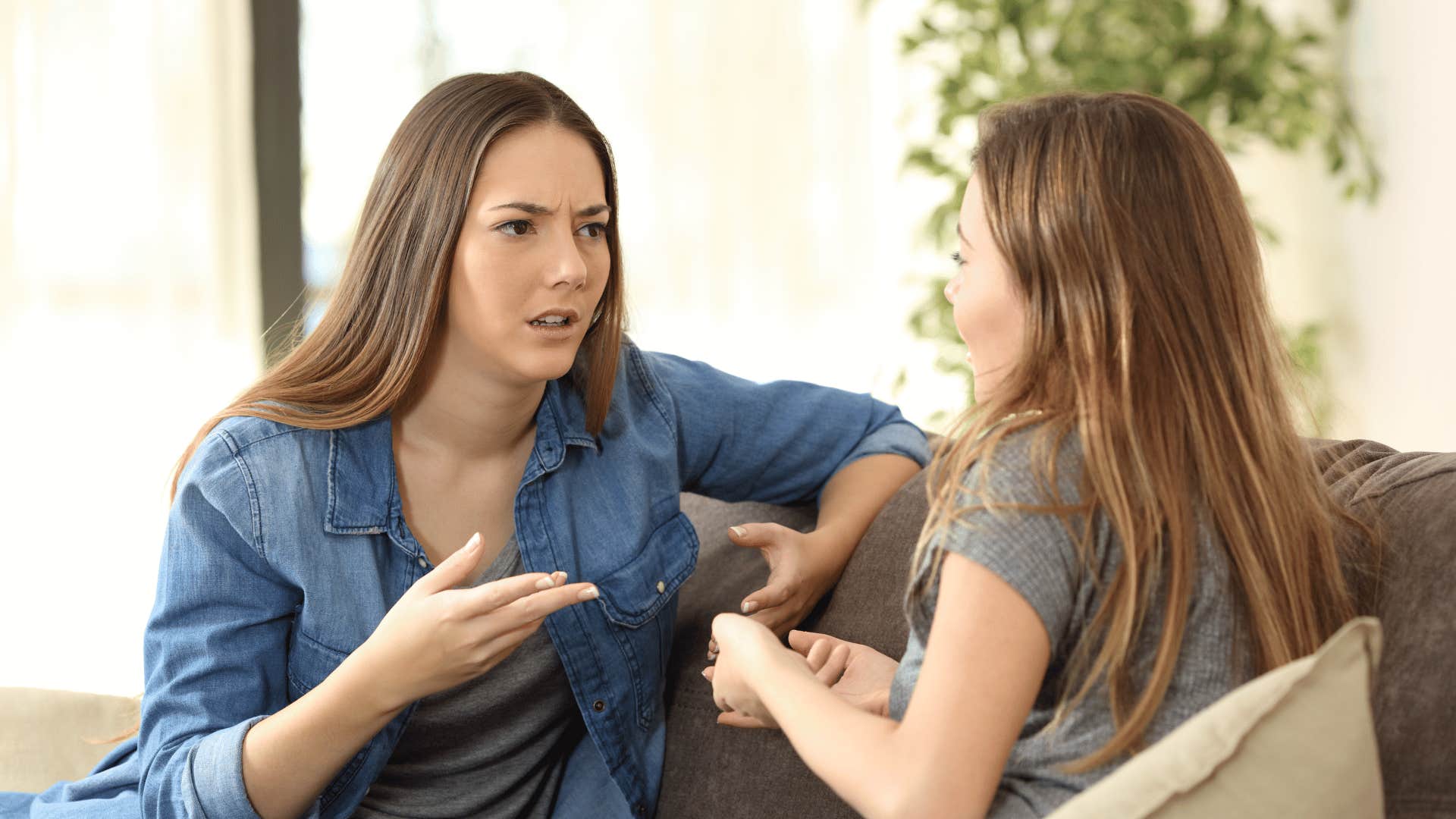 two women arguing