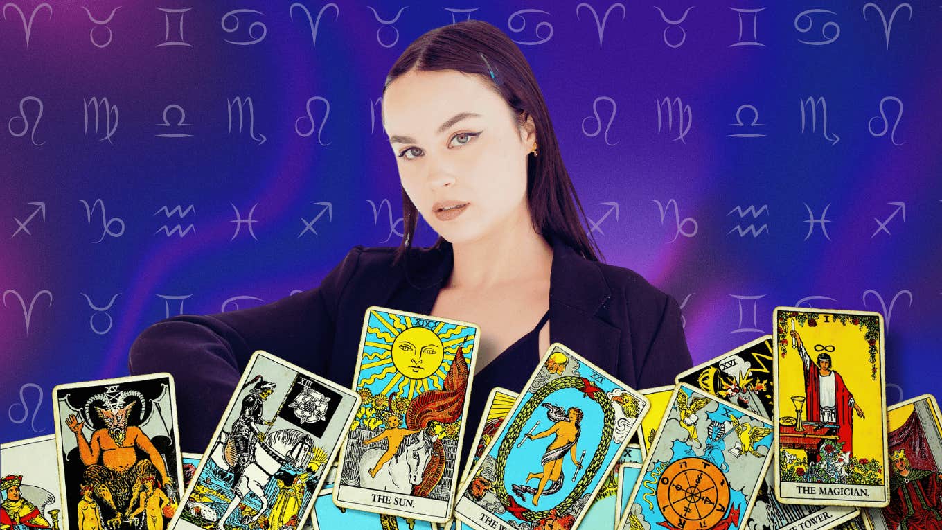 woman with zodiac signs tarot cards horoscope week december 30 - january 5