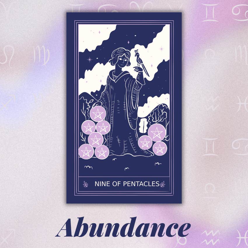 taurus 2025 tarot horoscope april nine of pentacles