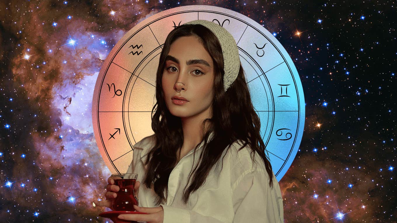 woman with zodiac signs receiving universe message december 26, 2024