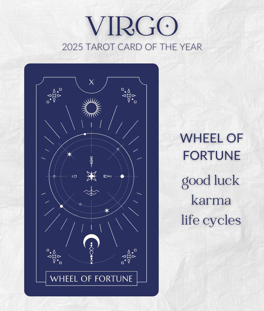 virgo 2025 tarot horoscope wheel fortune