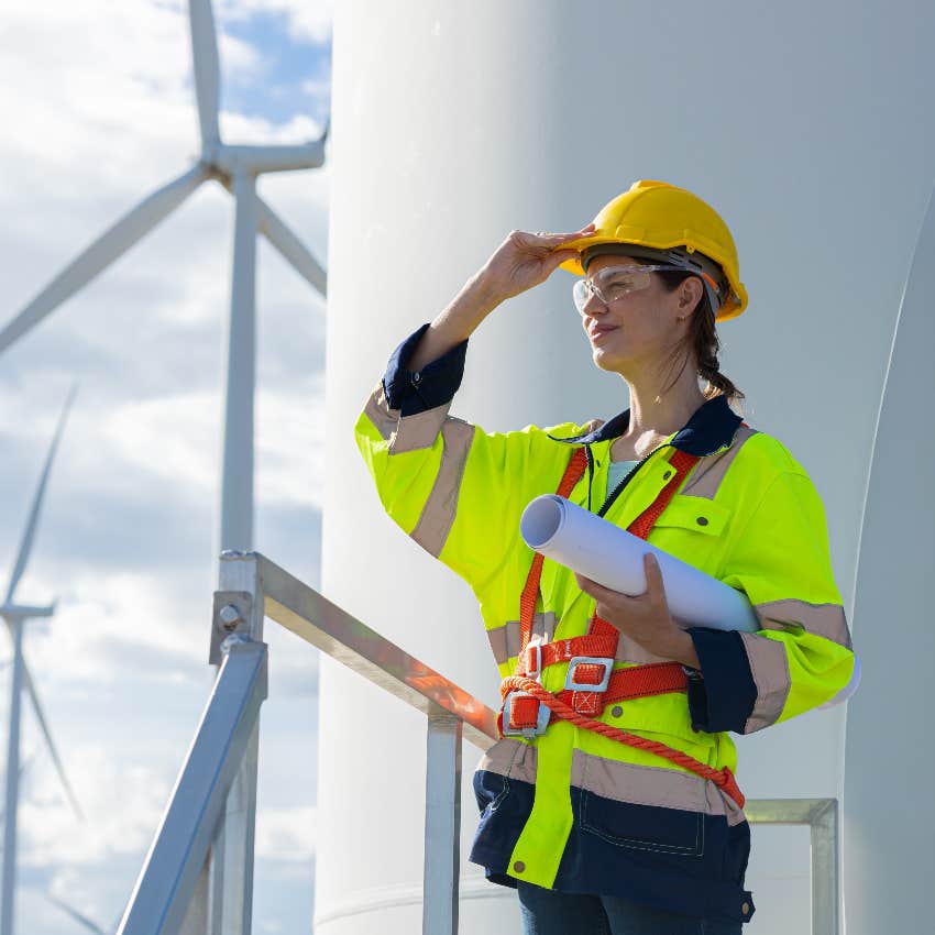 Wind turbine service technician