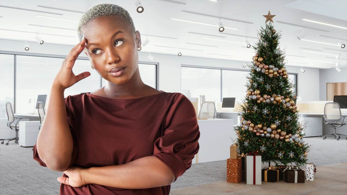 Worker annoyed with their corporate Christmas bonus gift