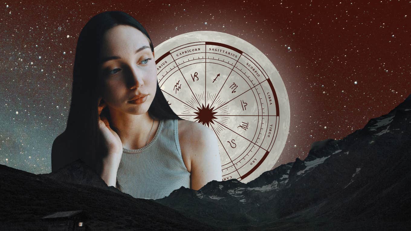 contemplative woman zodiac signs confirmation life purpose 2025