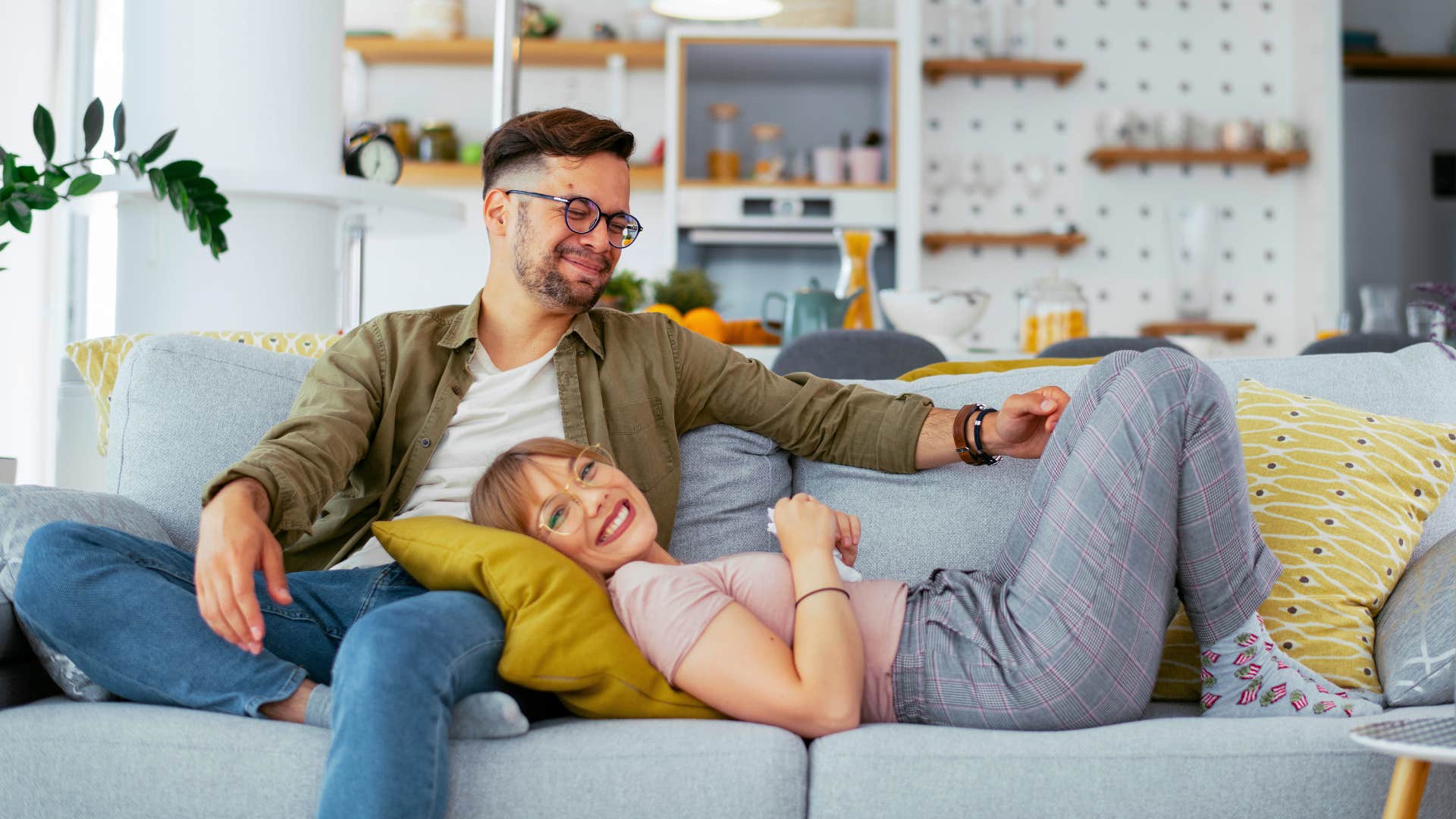 man creating an emotionally safe space for his wife