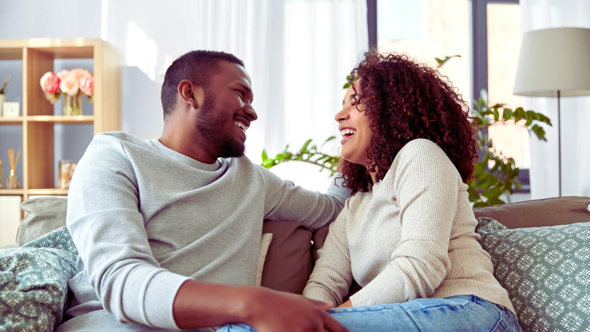 husband making time to reconnect with his wife