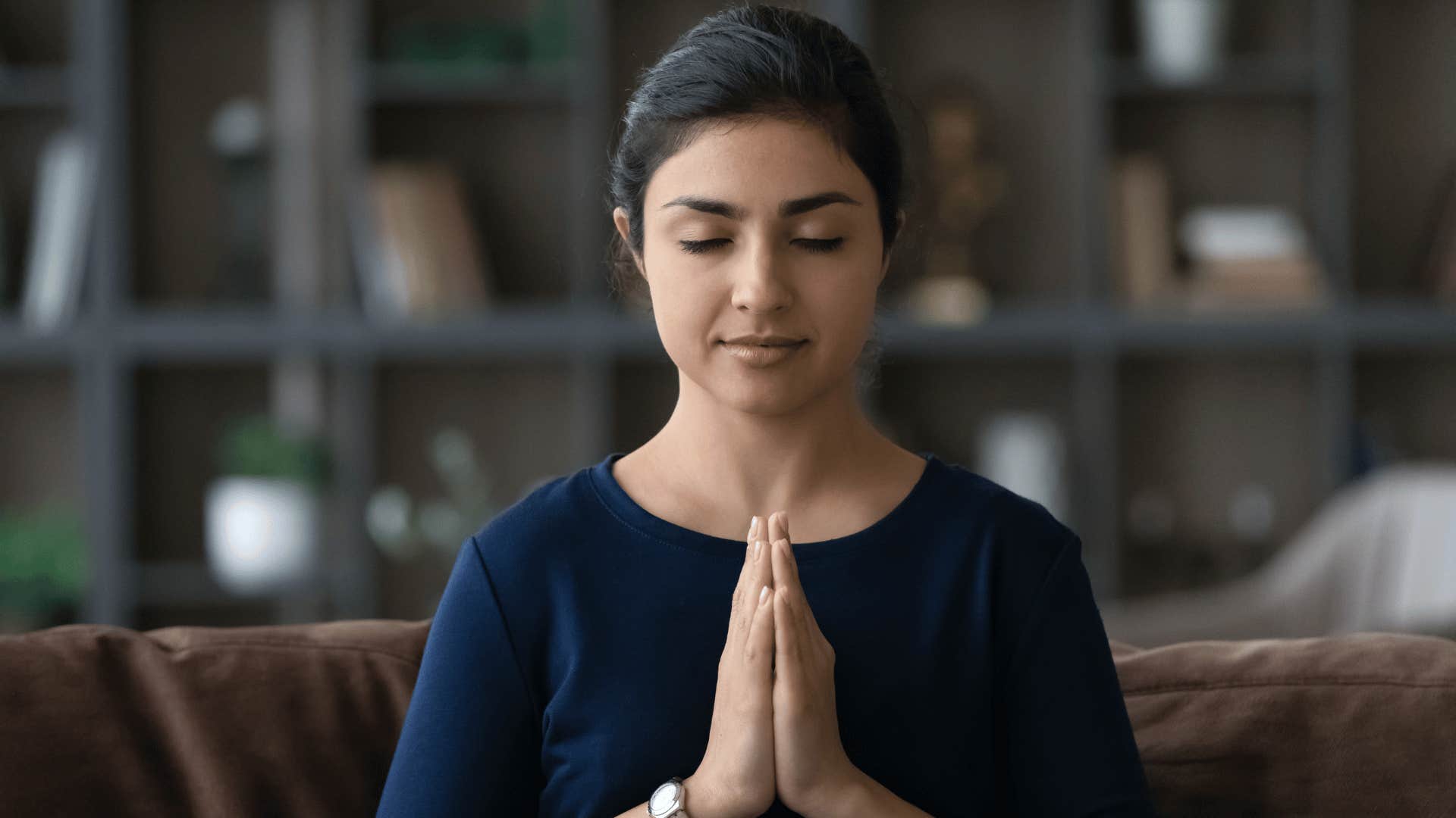 woman praying