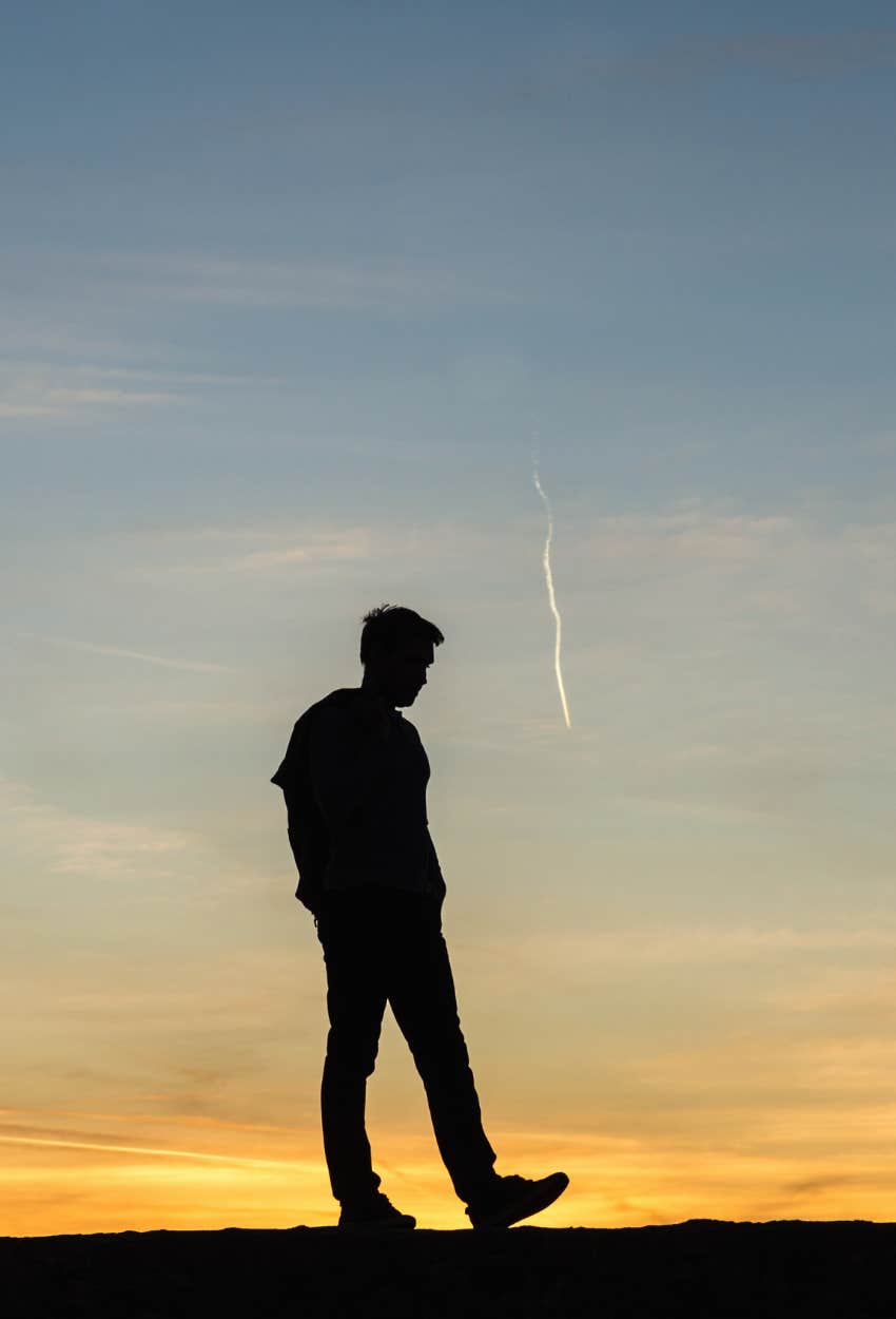 man walking at sunset thinking about sweet spots 2025 astrology